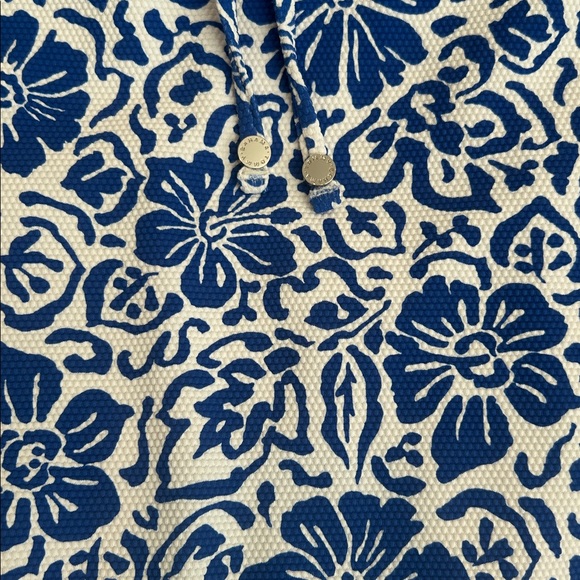 TOMMY BAHAMA Island Cays Hibiscus Lace-Up Spa Dress - Picture 8 of 10